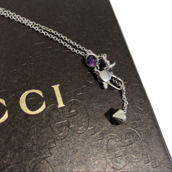 Gucci Heart Amethyst Necklace - Picture 3 of 6